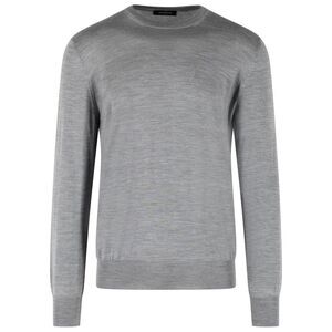Gran Sasso Grey Virgin Wool Blend Sweater Men